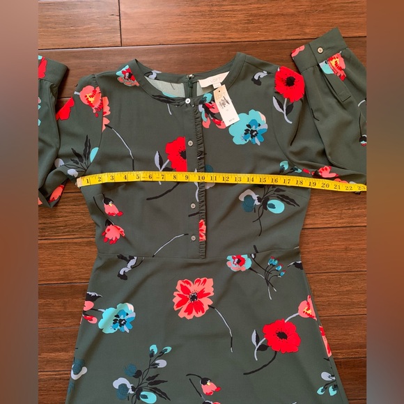 LOFT midi dress, size 10, NWT - Picture 8 of 12